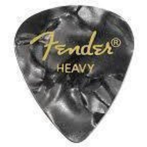 Набор медиаторов Fender 351 Black Moto Gross Heavy (1982351543) Изображение