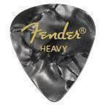 Набор медиаторов Fender 351 Black Moto Gross Heavy (1982351543) Изображение