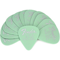 Медіатор Fender 351 Dura-Tone .58 12-Pack, Surf Green Зображення