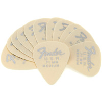 Медіатор Fender 351 Dura-Tone .71 12-Pack, Olympic White Зображення