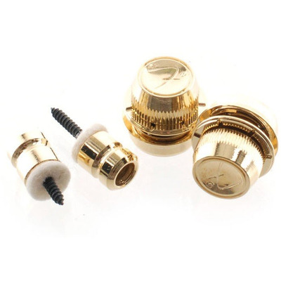 Стреплоки для гітари Fender Schaller Strap Locks Gold (22043049) Зображення
