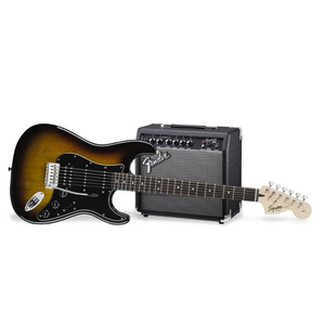 Набір для початківців гітаристів Fender Squier Strat Pack Hss Brown Sunburst (301814632) Зображення