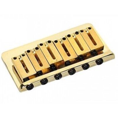 Бридж для электрогитары Fender Bridge Assembly For American Hardtail Strat 86-07 Gold (36808000) Изображение