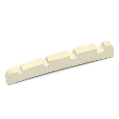 Поріжок для бас-гітари Fender Jazz Bass Pre-Slotted Micarta String Nut Set White (48649049) Зображення