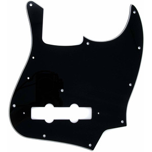 Пікгард для бас-гітари Fender Pure Vintage Pickguard Jazz Bass 70S 10-Hole Black (55252049) Зображення