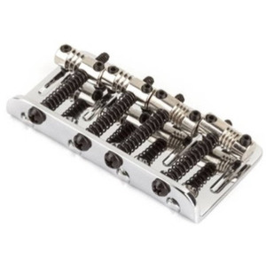 Бридж для бас-гітар Fender American Deluxe 4-String Bass Bridge Assembly Chrome (58396000) Зображення