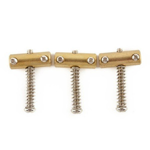 Бридж Fender Bridge Saddles for Amercian Vintage Telecaster Brass (58544049) Зображення