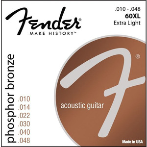 Струны для акустической гитары Fender 60XL Изображение