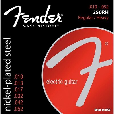 Струни для електрогітари Fender 250RH (10-52) Зображення