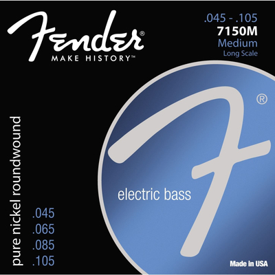 Струни для бас-гітари Fender 7150M (737150406) Зображення