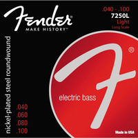 Струни для бас-гітари Fender 7250L (737250403) Зображення