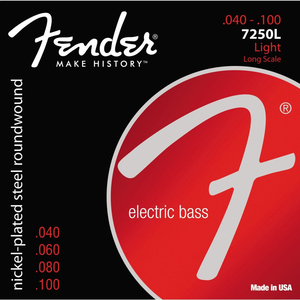Струни для бас-гітари Fender 7250L (737250403) Зображення