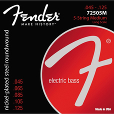 Струни для бас-гітари Fender 7250 5M (737250456) Зображення
