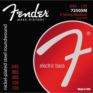 Струни для бас-гітари Fender 7250 5M (737250456) Зображення