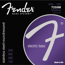 Струни для бас-гітари Fender 7350M (737350406) Зображення