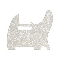 FENDER 8-HOLE MOUNT MULTI-PLY TELECASTER PICKGUARDS WHITE AGED PEARLOID Пікгард Зображення