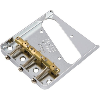 Бридж Fender Bridge Assembly for American Vintage Hot Rod Telecaster With Compensated Brass Saddles Nickel (91114049) Изображение