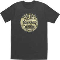 Футболка Fender T-Shirt Medallion Men'S Gray L (9129002506) Зображення