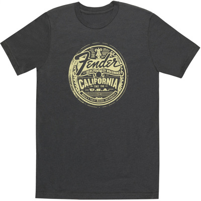 Футболка Fender T-Shirt Medallion Men'S Gray Xl (9129002606) Изображение