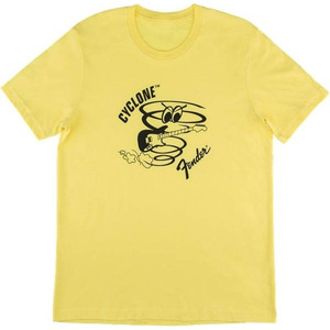 Футболка Fender T-Shirt Cyclon Yellow L (9133903506) Зображення