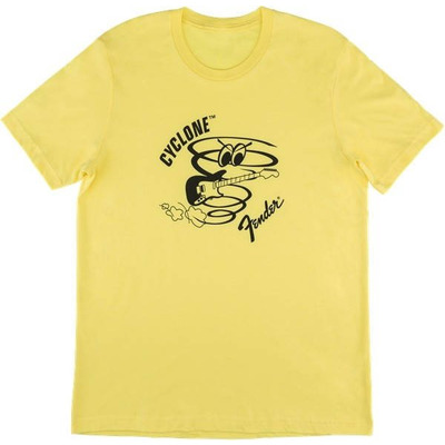 Футболка Fender T-Shirt Cyclon Yellow L (9133903506) Зображення