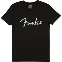 Футболка Fender T-Shirt Spaghetti Logo Men'S Black Xl (9193010504) Изображение