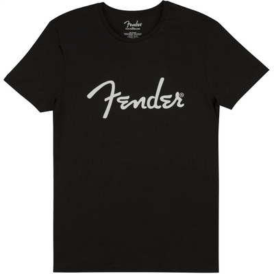 Футболка Fender T-Shirt Spaghetti Logo Men'S Black Xl (9193010504) Изображение