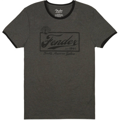 Футболка Fender T-Shirt Beer Label Men'S Gray/Black L (9193010543) Зображення