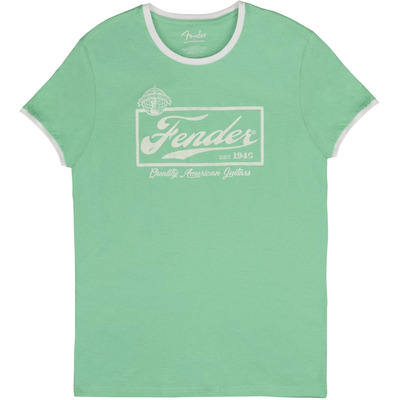 Футболка Fender T-Shirt Beer Label Men'S Seafoam Green/White M (9193010547) Зображення