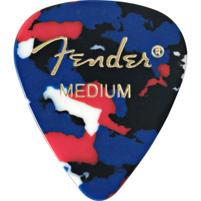 Медиатор Fender 351 Classic Celluloid Confetty Medium (980351350) Изображение