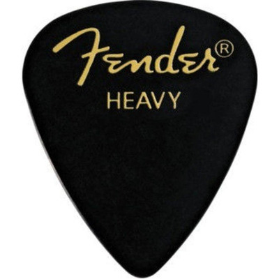 Медиатор Fender 351 Shape Black H 1 Gross Изображение