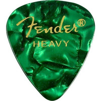 Медіатор Fender 351 Premium Celluloid Green Moto Heavy Зображення