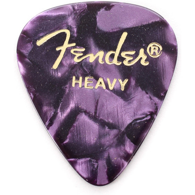 Набір медіаторів Fender 351 Premium Celluloid Purple Moto Heavy (980351976) Зображення