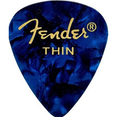 Медіатор Fender 351 Shape Premium Picks Blue Moto Thin (982351102) Зображення