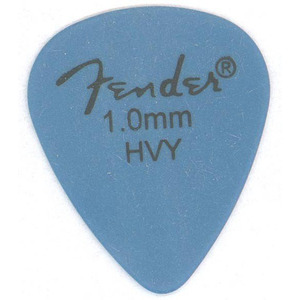 Медіатор Fender 351 Matte Delrin Blue H (987351500) Зображення