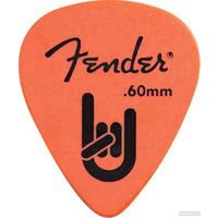 Набор медиаторов Fender 351 Rock-On! Touring Picks 12 Pack Thin Medium 60Mm Orange (Bq 6) (987351750) Изображение
