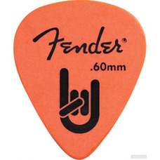 Набор медиаторов Fender 351 Rock-On! Touring Picks 12 Pack Thin Medium 60Mm Orange (Bq 6) (987351750) Изображение
