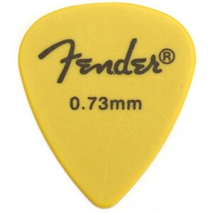 Набор медиаторов Fender Matte Derlin Pickpacks 12 Yellow (987351800) Изображение