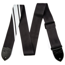 Ремень для гитары Fender Strap Competition Stripe Black And Silver (990608001) Изображение