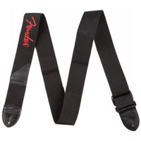 Ремінь для гітари Fender Strap 2 Black Red Logo (990662015) Зображення