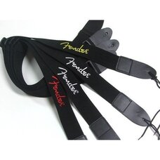 Ремень для гитары Fender Strap 2 Black Yellow Logo (990662070) Изображение