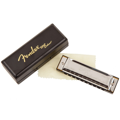 Губна гармошка Fender Harmonica Blues Deluxe C (990701001) Зображення