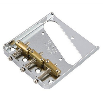 Бридж Fender 3-Saddle American Vintage Telecaster Bridge Assembly With Brass Saddles Chrome (990806100) Изображение