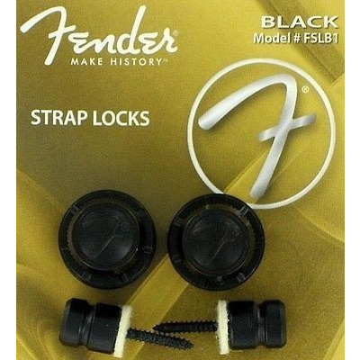 Кріплення гітарного ременя Fender Strap Locks Black Pair Fslb1 (990818301) Зображення