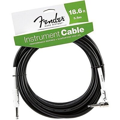 Инструментальный кабель Fender Performance Instrument Cable 18,6 Bk Angled (990820008) Изображение