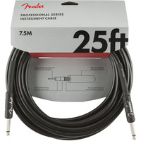 Кабель инструментальный Fender Cable Proffesional Series 25' Black (990820016) Изображение