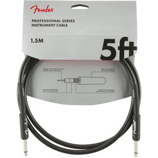 Кабель інструментальний Fender Cable Professional Series 5' Black Зображення