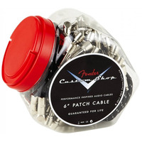 Банка патч-кабелів Fender 6" Black Cable Custom Shop (990820044) Зображення