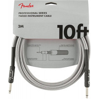 Кабель інструментальний Fender Cable Professional Series 10' White Tweed Зображення