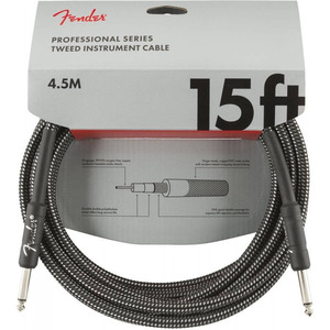 Кабель інструментальний Fender Cable Professional Series 15' Grey Tweed (990820065) Зображення